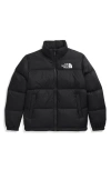 The North Face Hooded Puffer Jacket In Tnf Black