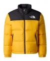 The North Face Kids 1996 Retro Nuptse Jacket In Yellow