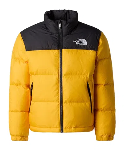 The North Face Kids 1996 Retro Nuptse Jacket In Yellow