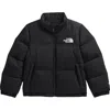 The North Face Kids 1996 Retro Nuptse Jacket In Black