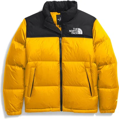 The North Face Kids' Long-sleeved Down Jacket In Summit Gold