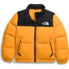 The North Face Kids' 1996 Retro Nuptse® Packable 700 Fill Power Down Jacket In Summit Gold