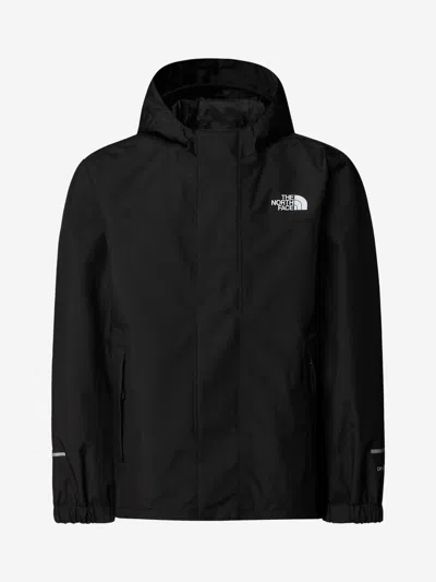 The North Face Kids Antora Rain Jacket In Black
