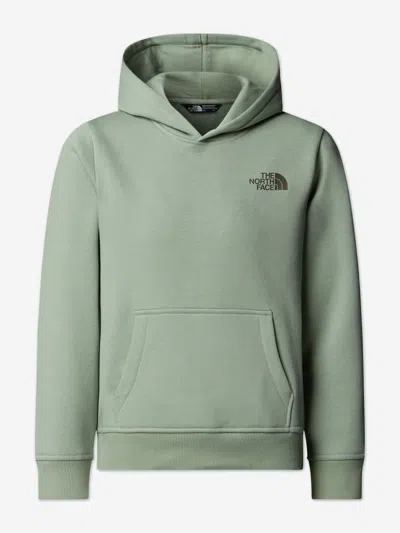 The North Face Kids Box Nse Regular Hoodie In Green