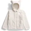 The North Face Kids' Campshire Ear Appliqué Fleece Zip Hoodie In White