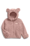 The North Face Baby Girls Baby Bear Full-zip Hoodie In Pink Moss