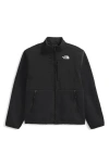 The North Face Kids' Denali Water Repellent Fleece Jacket In Black