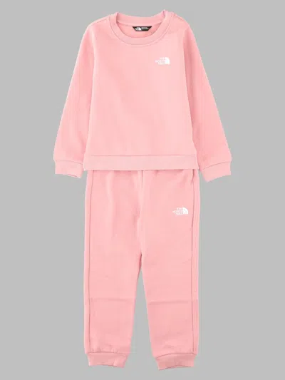 The North Face Kids' Evolution Simple Dome Crew Set In Pink