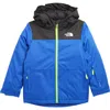 The North Face Kids' Freedom Waterproof Insulated Recycled Polyester Jacket In Blau