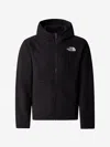 The North Face Unisex Glacier Full Zip Hooded Jacket - Big Kid In Black