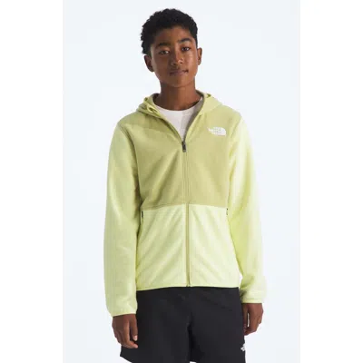 The North Face Kids' Glacier Polar Fleece Zip-up Hoodie In Yellow