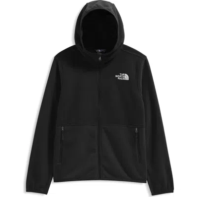 The North Face Kids' Glacier Polar Fleece Zip-up Hoodie In Black