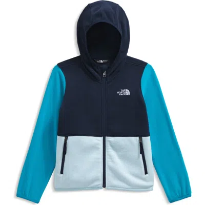 The North Face Kids' Glacier Polar Fleece Zip-up Hoodie In Blue