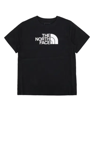 The North Face Teen Evolution Half Dome Ss Tee In Black