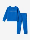 The North Face Hero Blue Brand-print Straight-leg Woven Tracksuit 2-7 In Blue