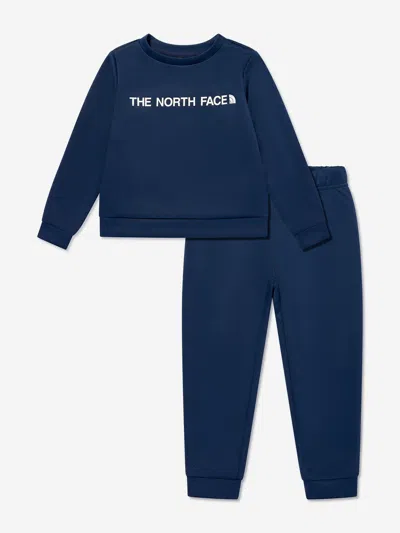 The North Face Kids Logo Tracksuit In Blue