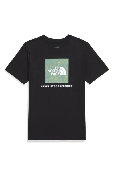 The North Face Kids' Big Boys Never Stop Exploring Graphic Cotton Short-sleeve T-shirt In Tnf Black