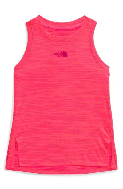 The North Face Kids' Never Stop Performance Tank In Radiant Poppy