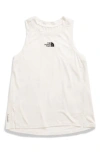 The North Face Kids' Never Stop Performance Tank In White Dune