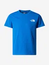 The North Face Kids Simple Dome T-shirt In Blue