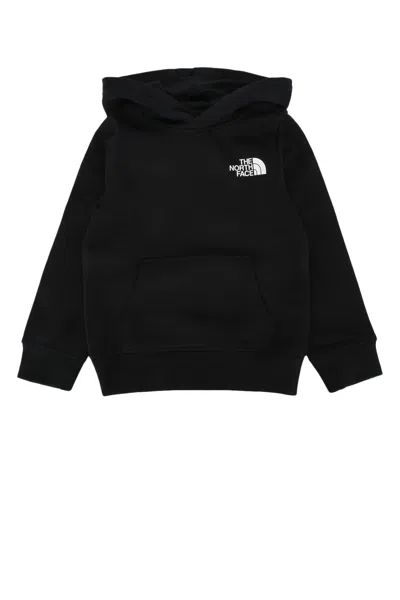 The North Face Kids Regular Hoodie With Box Logo In Tnf Black