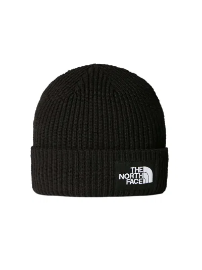 The North Face Kids Salty Lined Beanie Tnf Black In Brown