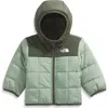 The North Face Kids' Shasta Reversible Hooded Jacket In Gray