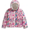 The North Face Kids' Shasta Reversible Hooded Jacket In Pink