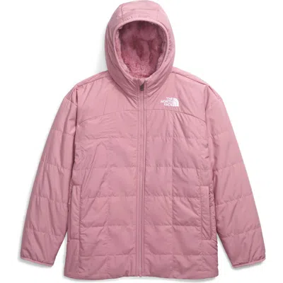 The North Face Kids' Shasta Water Repellent Reversible Hooded Jacket In Mauve