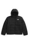 The North Face Kids' Shasta Water Repellent Reversible Hooded Jacket In Tnf Black