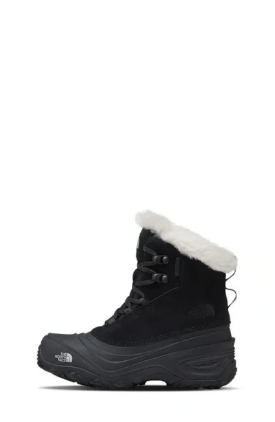 The North Face Kids' Shellista V Lace-up Waterproof Boot In Black