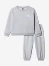 The North Face Kids Simple Dome Fleece Tracksuit In Gray