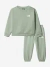 The North Face Kids Simple Dome Fleece Tracksuit In Green