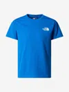 The North Face Kids Simple Dome T-shirt In Blue