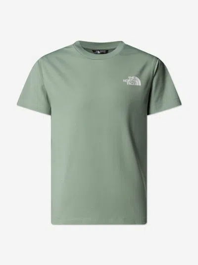 The North Face Kids Simple Dome T-shirt In Green