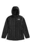 The North Face Kids' Thermoball Hooded Parka In Black