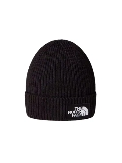 The North Face Kids Tnf Logo Box Cuffed Beanie Tnf Black