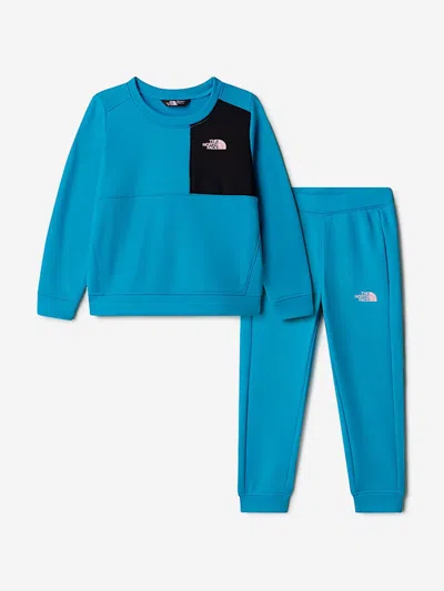 The North Face Kids Tnf Performance Fleece Tracksuit In Blue