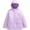 The North Face Kids' Triclimate® 600 Fill Power Down Reversible Waterproof Hooded Jacket In Purple