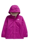 The North Face Kids' Warm Antora Rain Jacket In Deep Mulberry