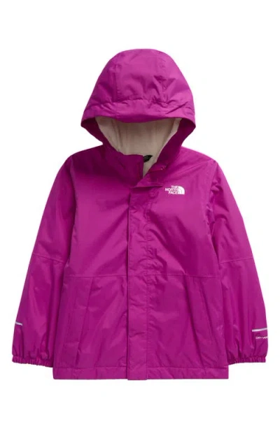 The North Face Kids' Warm Antora Rain Jacket In Deep Mulberry