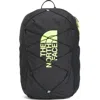 The North Face Asphalt Grey/led Yellow Kids' Jester Branded Shell Backpack In Multi