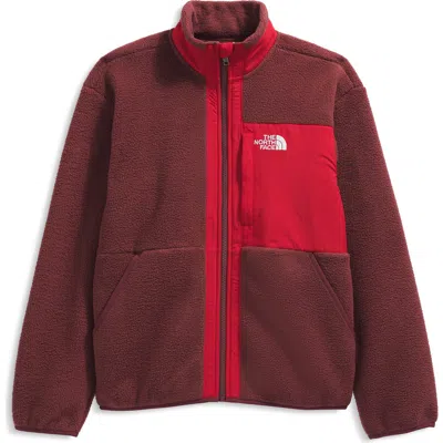 The North Face Kids' Yumiori Full Zip Fleece Jacket In Brown