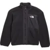 The North Face Kids' Yumiori Full Zip Fleece Jacket In Tnf Black