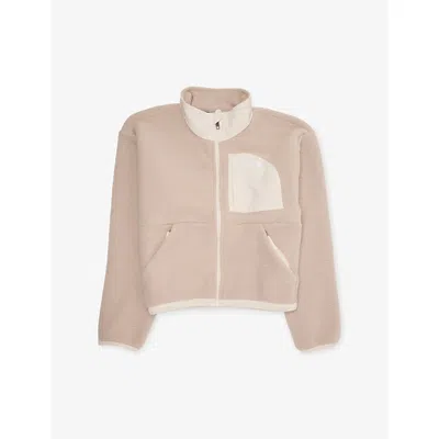 The North Face Kids' Yumiori Full-zip Fleece Jacket Timeless Taupe/ Xxl In Pink