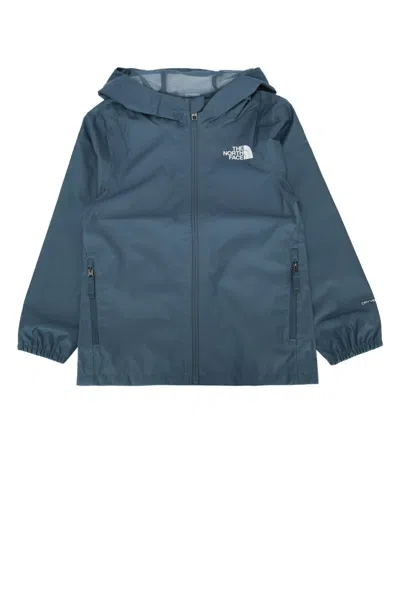 The North Face Kids Zipline Rain Jacket In Gray