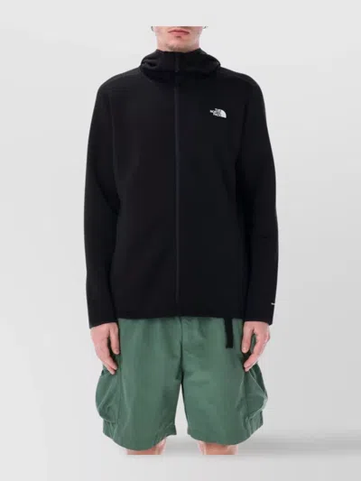 THE NORTH FACE KNIT HOODIE JACKET SIDE POCKETS