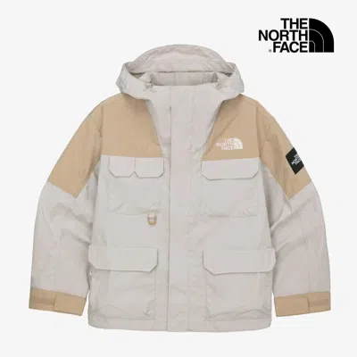 Pre-owned The North Face Korea Ranger Jacket Nj3bq52m White_sand Asian Fit In Beige