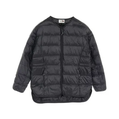 The North Face Label Comfy On Ball Jacket Down Jacket Nylon In Black