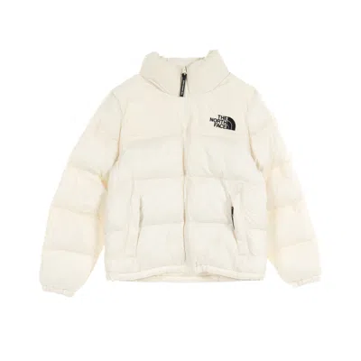The North Face Label Nuptse On Ball Jacket Down Jacket Nylon Off In White